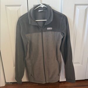 Columbia  Two-Tone Gray Fleece Jacket